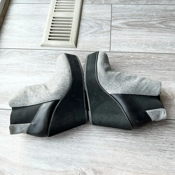 Shellys  London Wedge Platform Boots - Picture 7 of 15